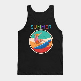 Summer surfing Tank Top